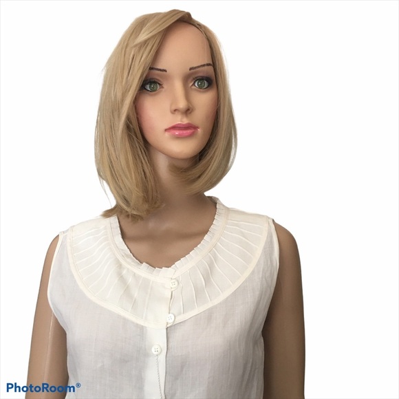 NWT Armani collezioni ivory/sleeveless top size 10 - Picture 7 of 15